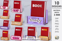 Currently Reading Signs Bundle Laser Cut. Stand Decor SVG Product Image 1