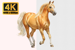Golden Horse Transparent PNG Product Image 1