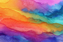 Watercolor Textures in Rainbow Colors Background Wallpaper Product Image 1