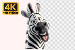 Baby Zebra Transparent PNG Product Image 1