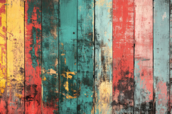 Old Wooden Fence Background Wallpaper Product Image 1