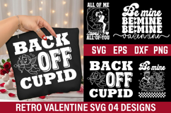 Retro Valentine's Day Design - Be mine valentine Product Image 1