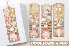 Easter Bookmark Sublimation - Easter Bunny PNG Design Product Image 1