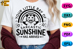 Your Little Ray Of Sarcastic Sunshine Has Arrived SVG, PNG Product Image 1