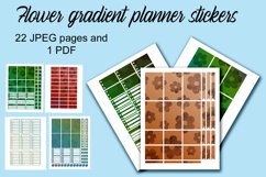 Flower gradient planner stickers Product Image 1