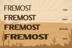 Fremost - Sans Serif Typeface Product Image 5