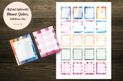 Abstract Watercolor Planner Stickers Product Image 1