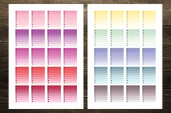 Ombre Full Boxes Planner Stickers Product Image 2