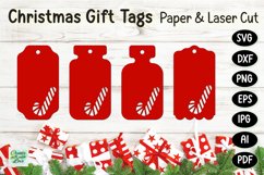 Christmas Gift Tags svg | Labels SVG | Paper Cut | Cricut Product Image 1