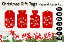 Christmas Gift Tags svg | Labels SVG | Paper Cut | Cricut Product Image 1