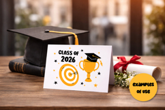 Class of 2026 SVG | Graduation 26 PNG Sublimation Design Product Image 3