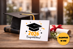 Class of 2026 SVG Bundle | Graduation 26 PNG Sublimation Set Product Image 5