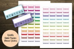 Weekly Habit Tracker Planner Stickers Product Image 1
