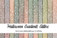 Halloween gradients glitter papers Product Image 1