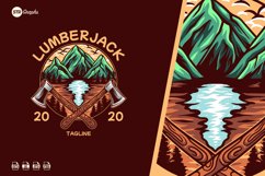Lumberjack Mountain - Illustration Product Image 1