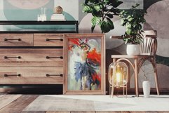 Wooden Picture Frame In Interior Mockup Product Image 3
