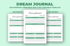 Dream Journal Planner KDP Interior Product Image 1