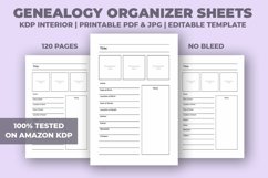 Genealogy Organizer Sheets KDP Interior Product Image 1