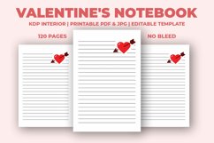 Valentines Notebook KDP Interior Product Image 1