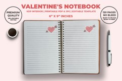 Valentines Notebook KDP Interior Product Image 3