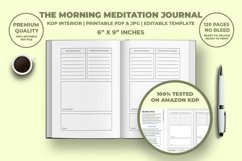 Morning Meditation Journal KDP Interior Product Image 2