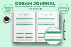 Dream Journal Planner KDP Interior Product Image 3