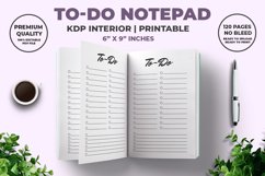 To-Do Notepad KDP Interior Product Image 2