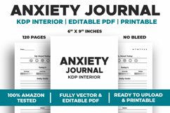 Anxiety Journal KDP Interior Product Image 1
