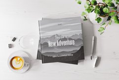 Square Hardcover Book Mockup Product Image 2