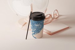 Takeaway Paper Coffee Cup With Lid Mockup Product Image 8