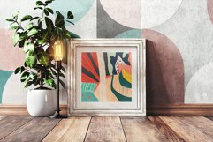 Old Wooden Square Picture Frame Mockup Product Image 5