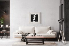 Old Wooden Square Picture Frame Mockup Product Image 2