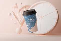 Takeaway Paper Coffee Cup With Lid Mockup Product Image 3