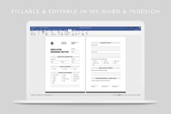 Employee Warning Notice | MS Word &amp; Indesign Product Image 5