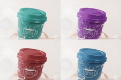 Takeaway Paper Coffee Cup With Lid Mockup Product Image 2