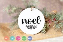 Noel, Christmas SVG PNG EPS PDF DXF Product Image 1