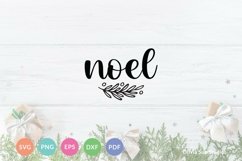 Noel, Christmas SVG PNG EPS PDF DXF Product Image 2