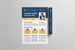 One Pager Template| Canva, MS Word, InDesign Product Image 4