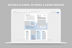 Church Bulletin Template | Canva, MS Word, InDesign Product Image 5