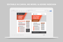 Corporate One Pager Template | Canva, MS Word, InDesign Product Image 5