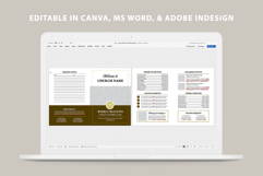 Church Bulletin Template | Canva, MS Word, InDesign Product Image 5