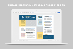 Education Newsletter | Canva, MS Word, InDesign Product Image 4