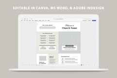 Church Bulletin | Canva, MS Word, InDesign Product Image 6