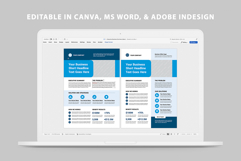 Business One Pager Template | Canva, MS Word, Adobe InDesign Product Image 5