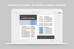 Capability Statement Template| Canva, MS Word, InDesign Product Image 5