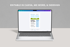 Business Fact Sheet | Canva, MS Word, InDesign Product Image 6