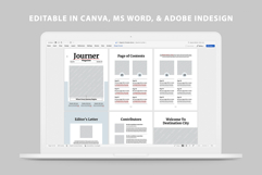 Magazine Editorial Layout| Canva, MS Word, InDesign Product Image 8