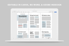 Newsletter Template | Canva, MS Word, InDesign Product Image 10