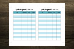 Clean Minimalist Bill Payment B6 Size Notebook Inserts Product Image 2