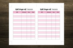 Clean Minimalist Bill Payment B6 Size Notebook Inserts Product Image 3